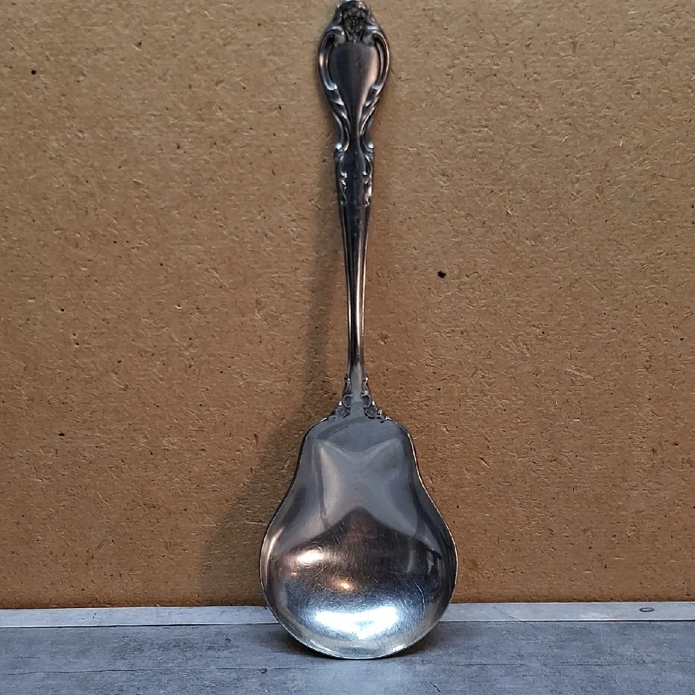 Lyons Stainless Queens Fancy Pattern Serving Spoon
